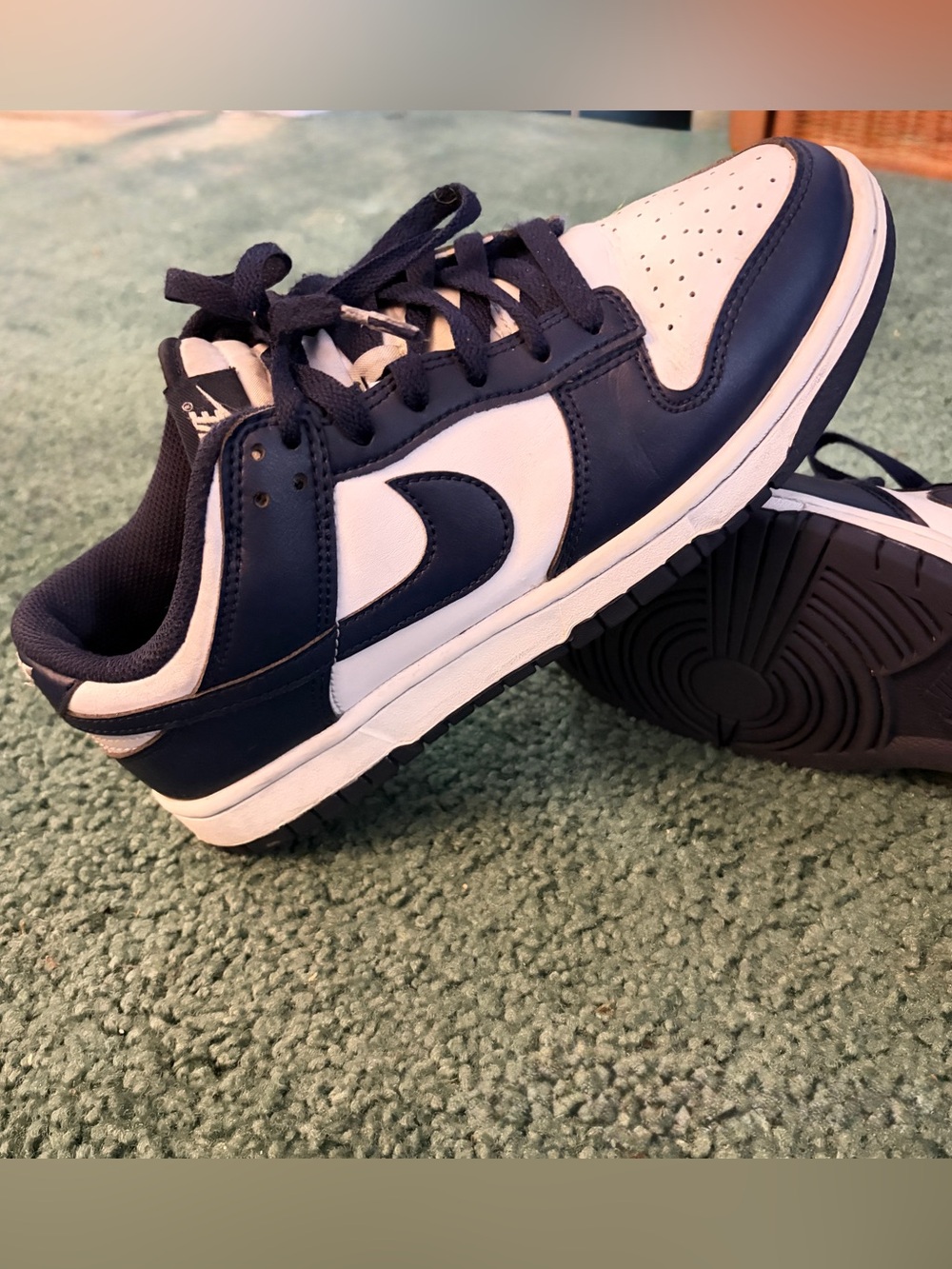 👟💙🔥 NIKE DUNK LOW RETRO – MIDNIGHT NAVY / WHITE – MEN’S 7.5 🔥👟💙